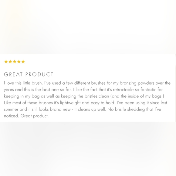 By Terry Gunzsburg Retractable Kabuki Brush - Picture 7 of 9